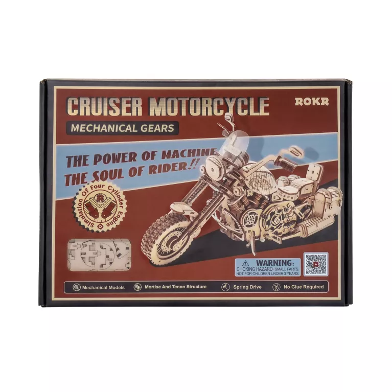 Dřevěný model - Motorka