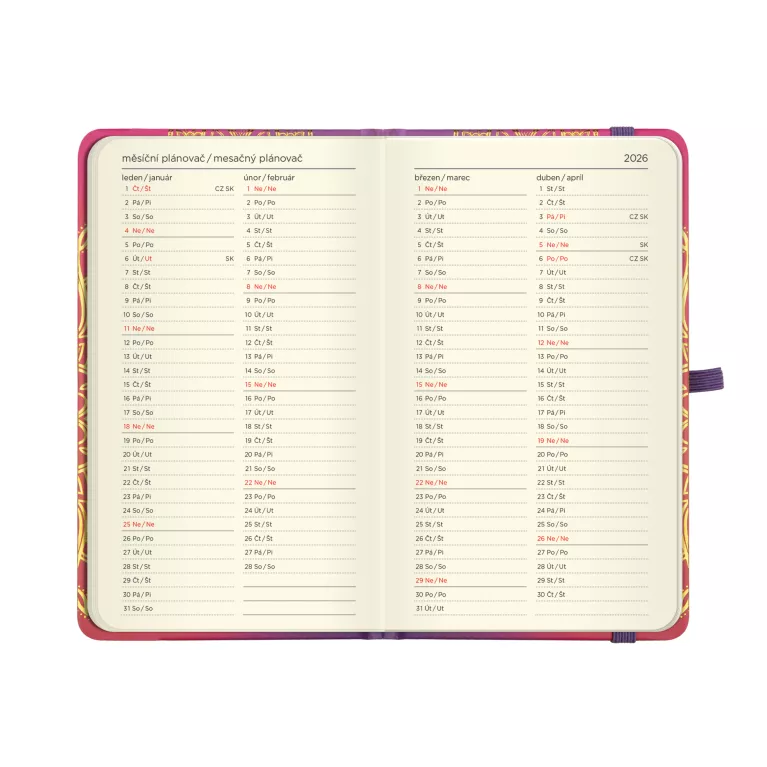 Kapesní diář - Mandala