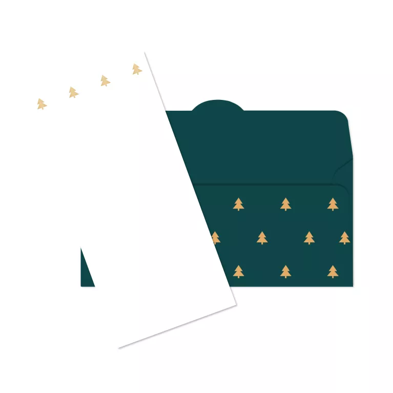 Vánoční kapsa na peníze - Stromy