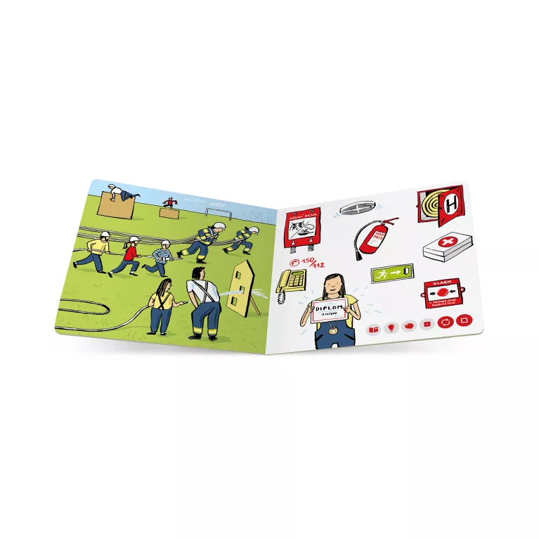 Minikniha povolání - Hasič