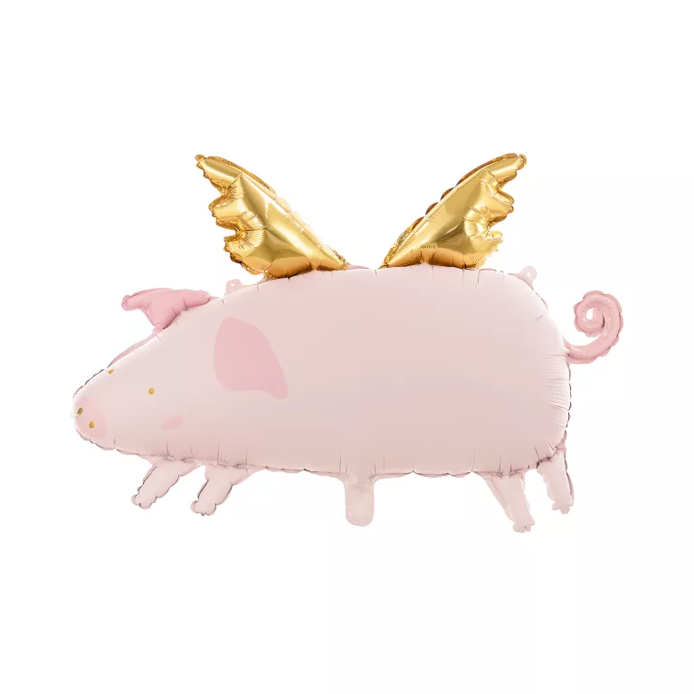 Balónek fóliový Létající prasátko