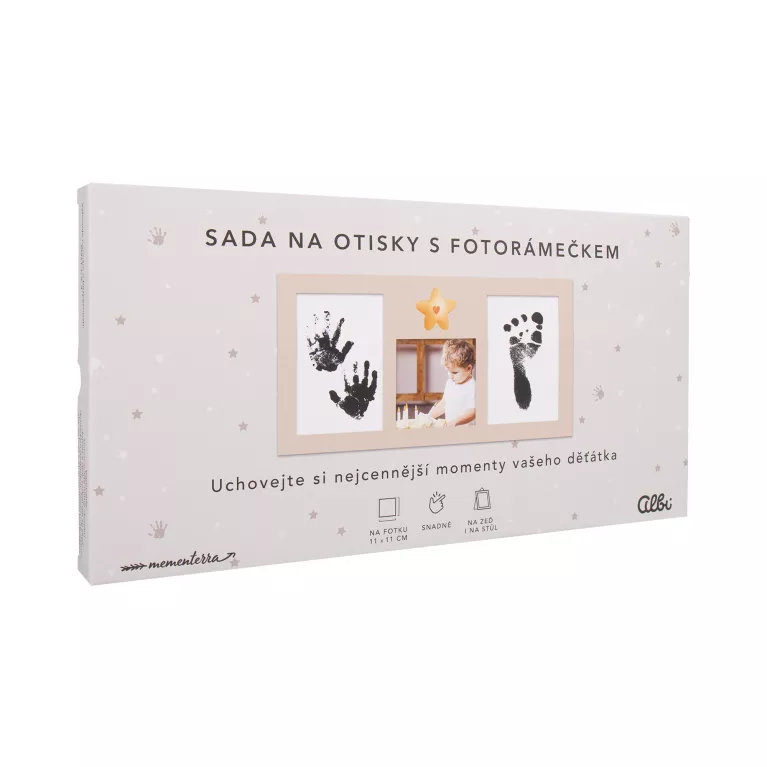 Dětský fotorámeček se sadou na otisky