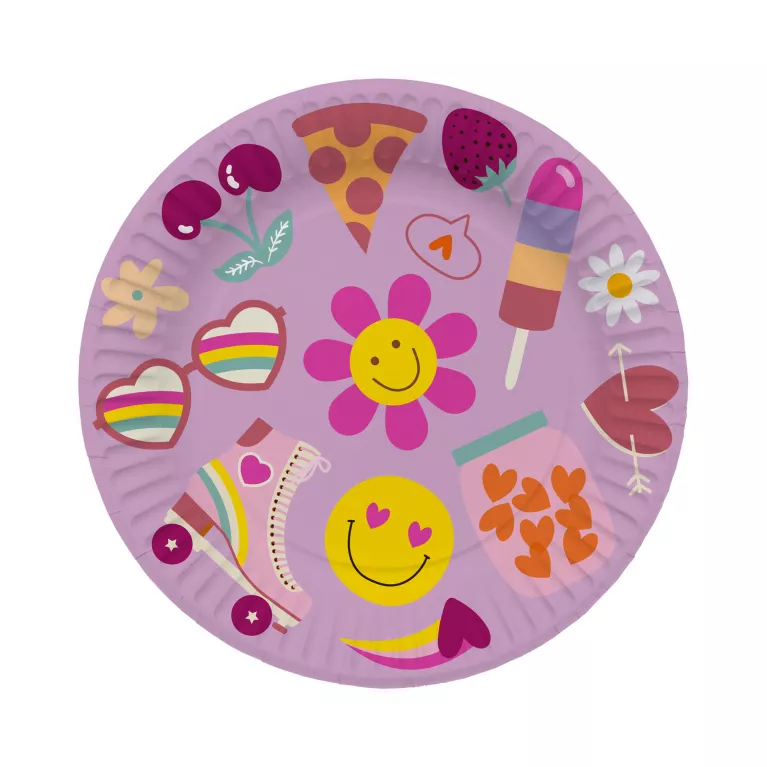 Talíře Boho Girlz 8 ks