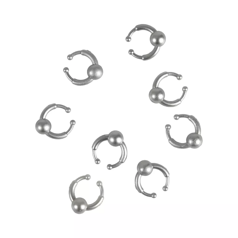 Falešný piercing s kuličkou 8 ks