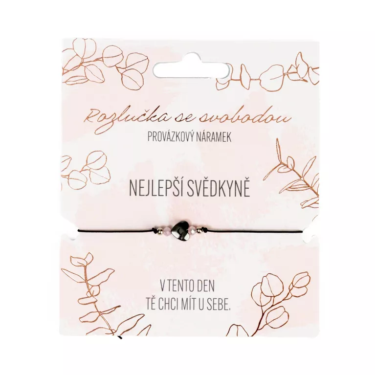 Náramek pro svědkyni - Srdce