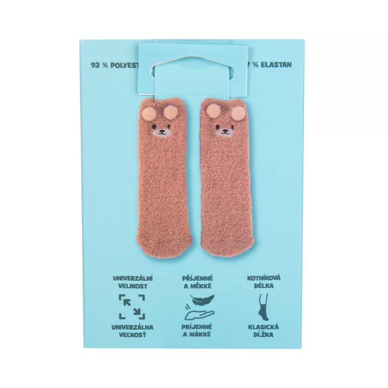 3D ponožky - Medvídek