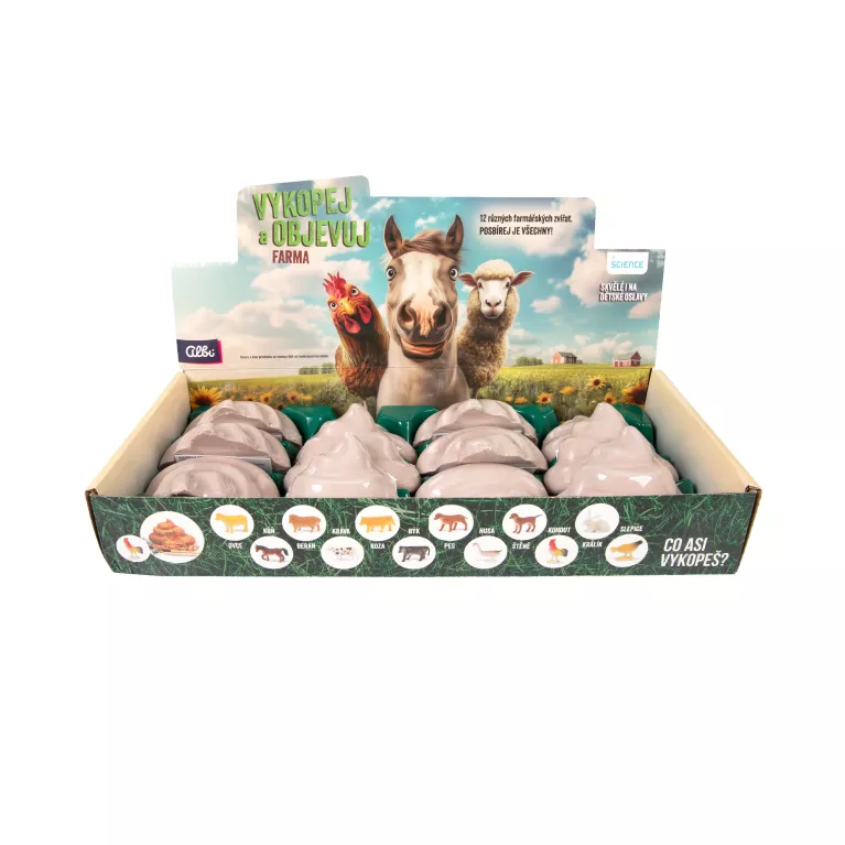 Vykopej a objevuj - Farma - set 12 ks