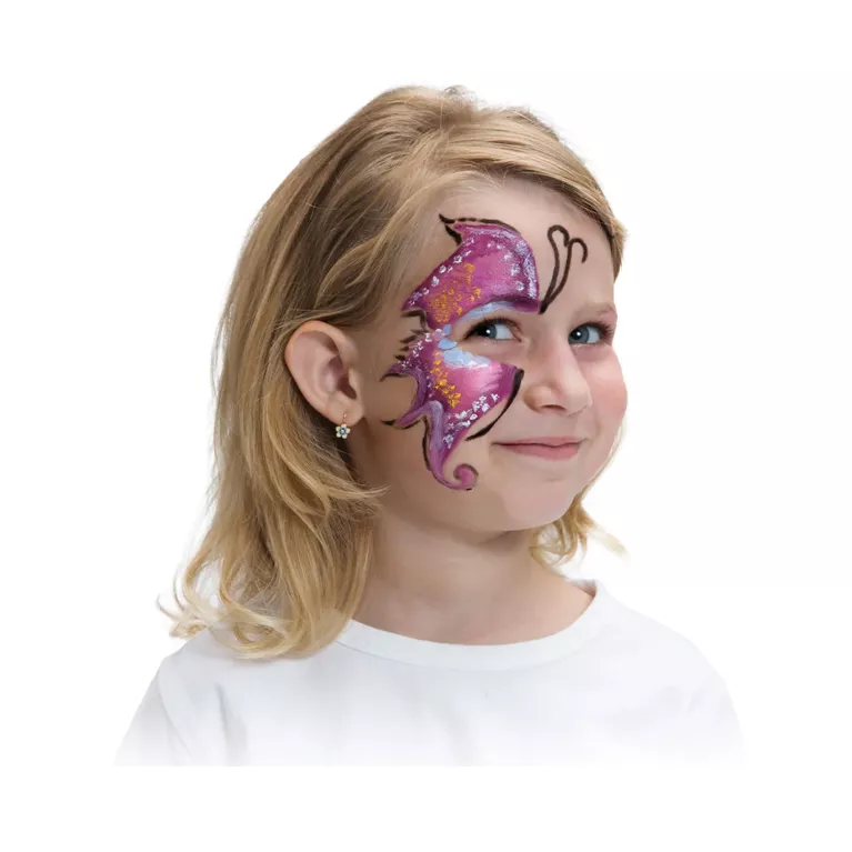 Sada barev na obličej Motýl