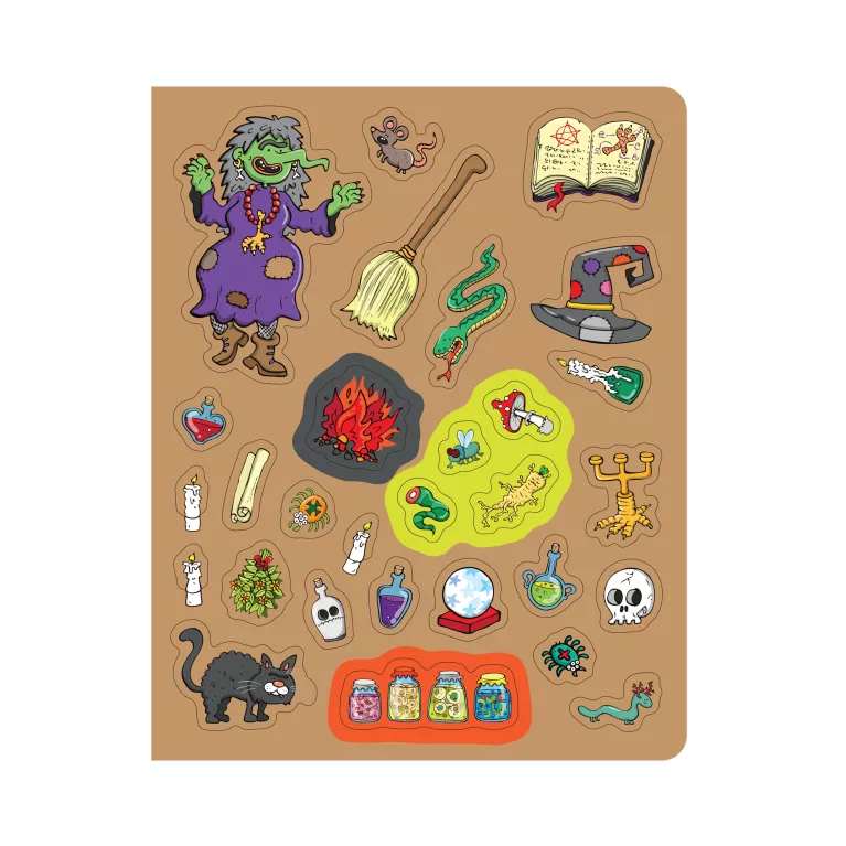 Samolepková knížka Strašidla