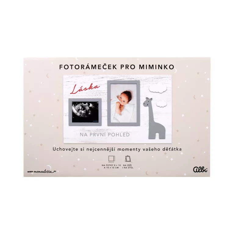 Velký fotorámeček pro miminko