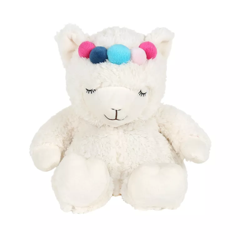 Hřejivá lama s čelenkou