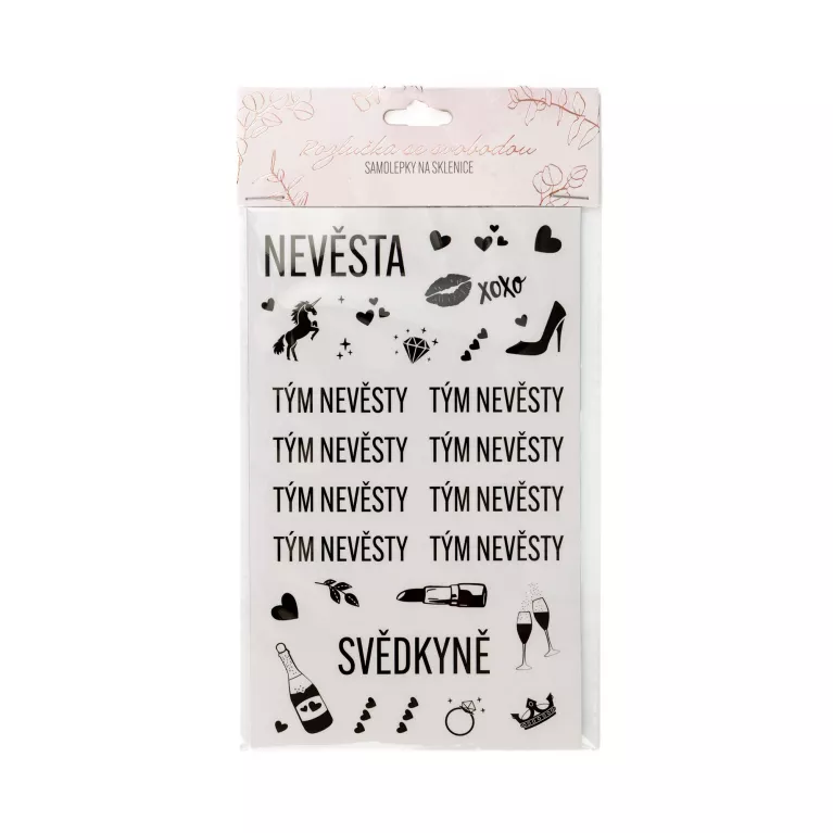 Samolepky na sklenice