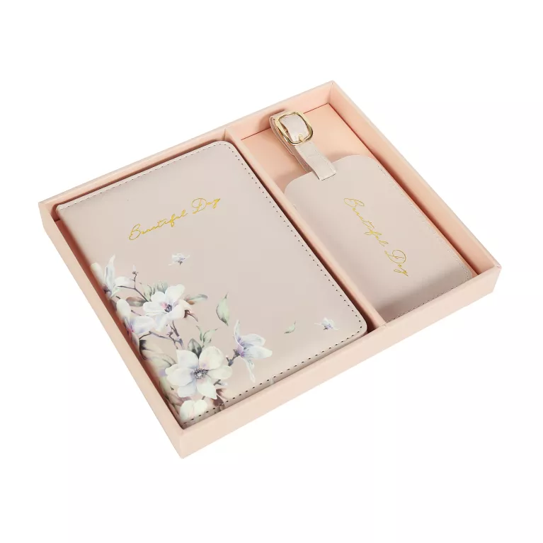 Cestovní sada - Růžová květina