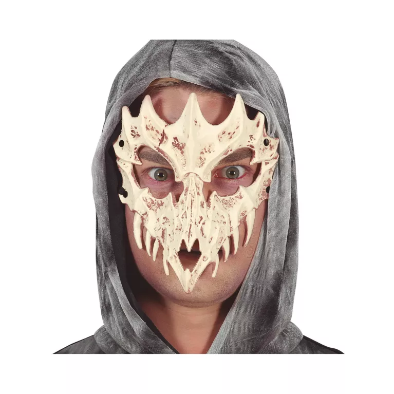 Maska Dračí lebka s tesáky