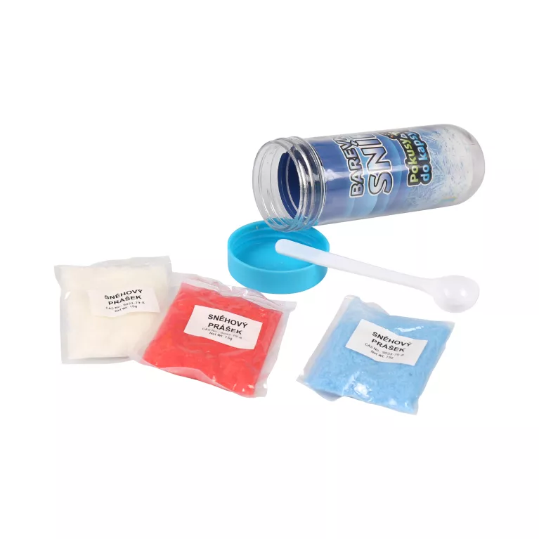 Pokusy do kapsy - Barevný sníh