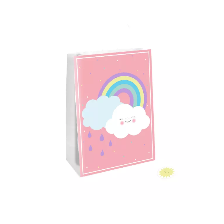 Párty Set Duha a mráčky 61 ks