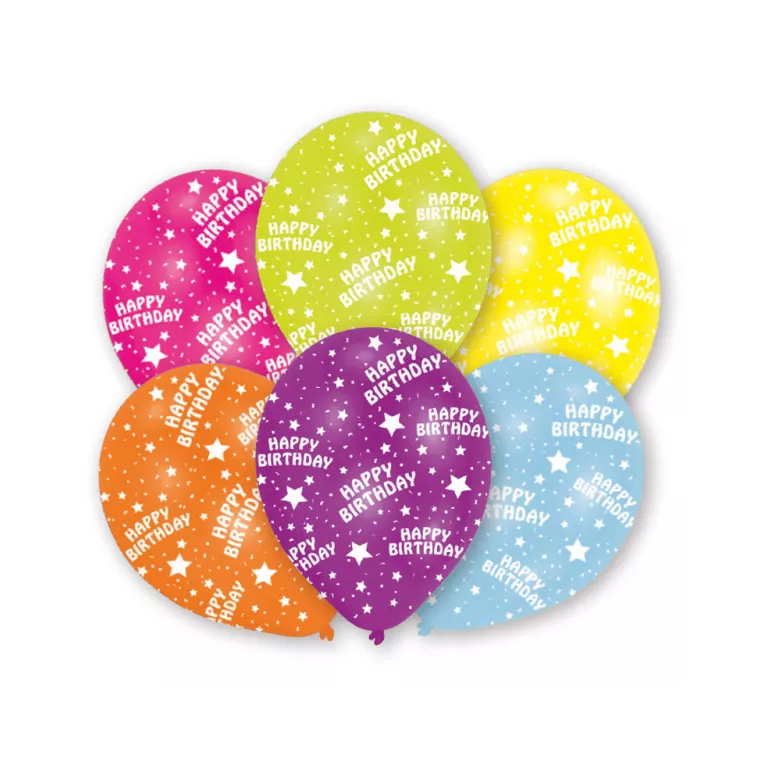 Párty Set Happy Birthday barevný 60 ks