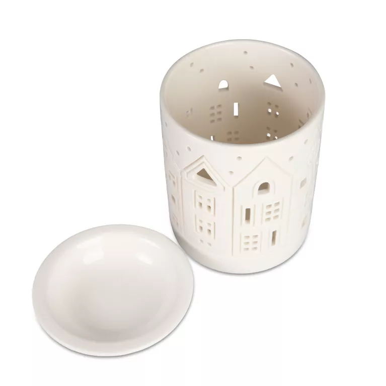 Porcelánová aromalampa - Domečky