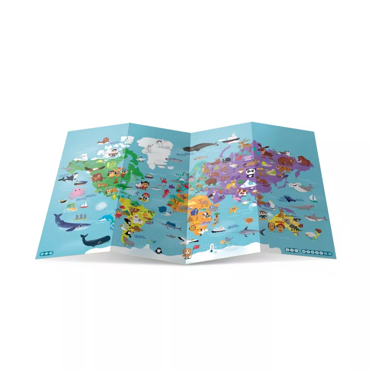 Mapa světa pro děti