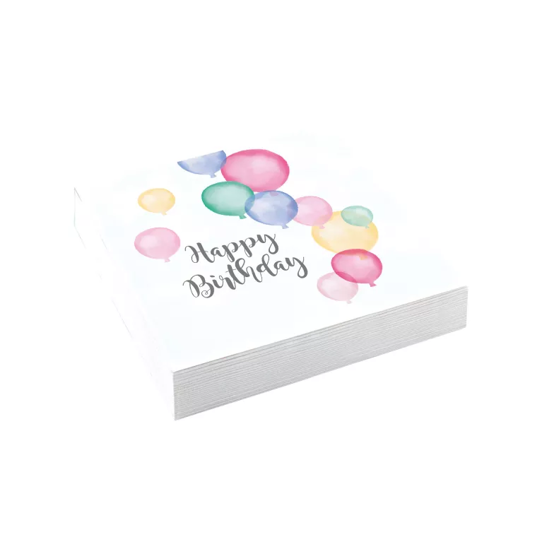 Párty Set Happy Birthday pastelové balónky 50 ks