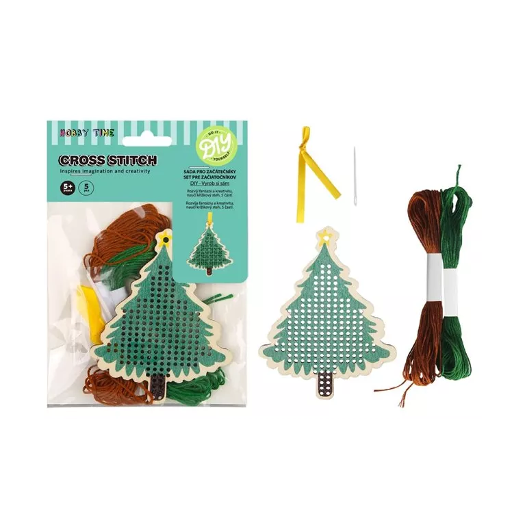 DIY Vyšívání pro začátečníky - Stromeček