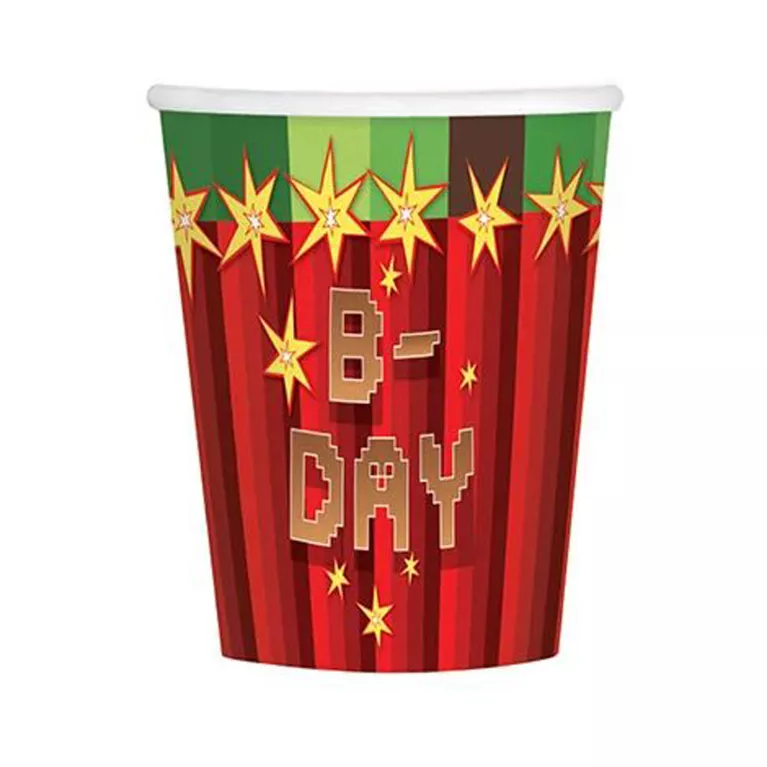 Kelímky B-Day Minecraft 8 ks