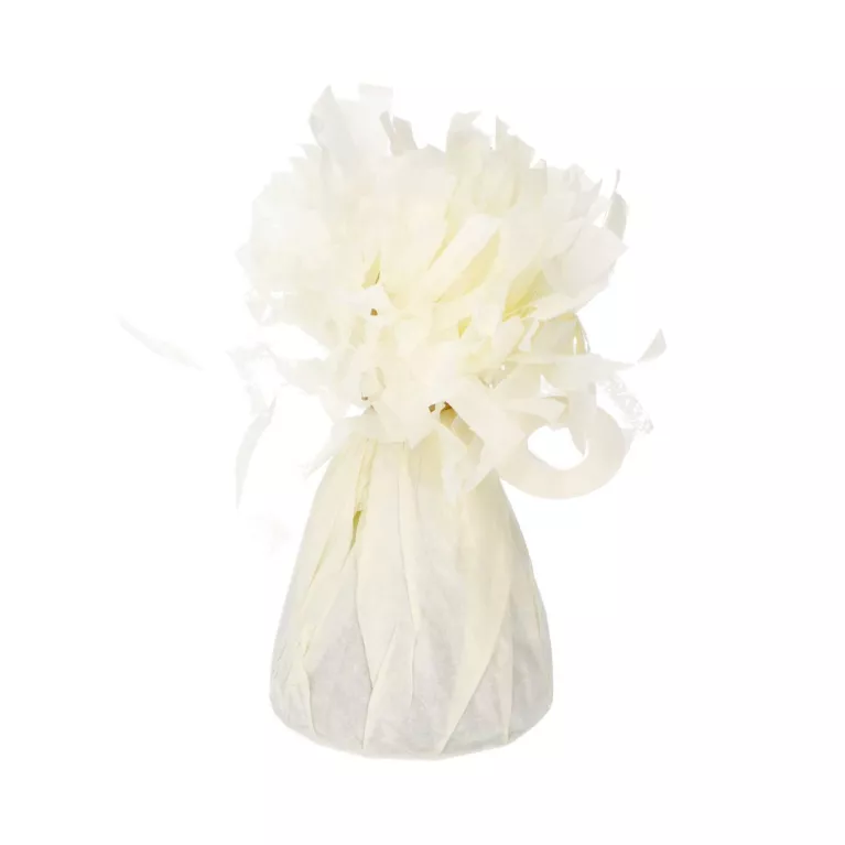 Těžítko na balónky krémově bílé