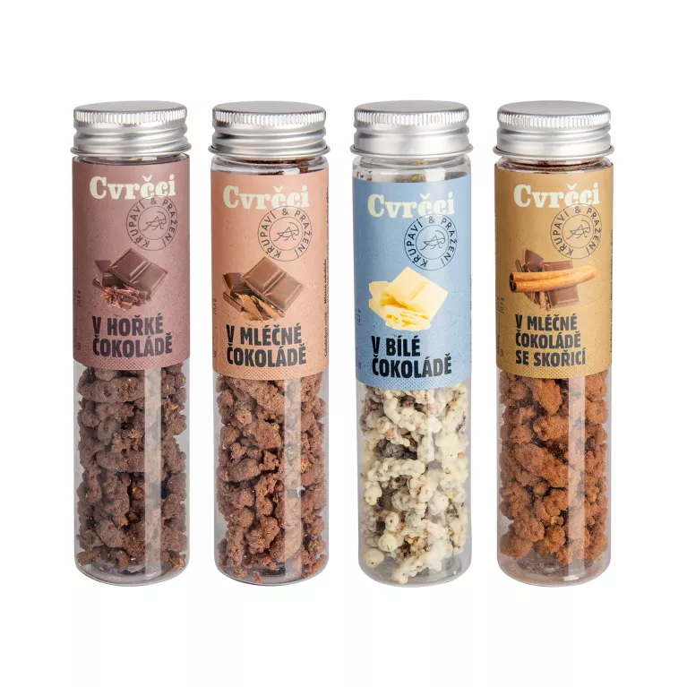 Dárkový set: Cvrčci v čokoládě