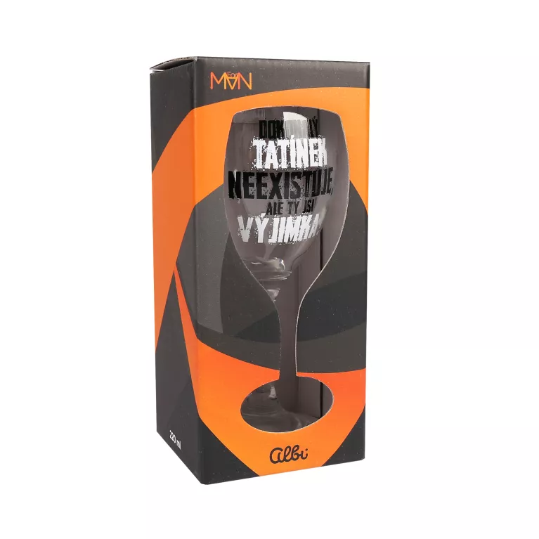 Sklenice na víno For Man: Tatínek - Mužská záležitost