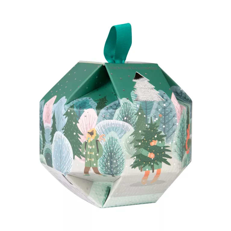 Vánoční sada: Ozdoba - Ponožky a svíčka Heart and Home