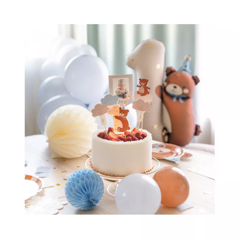 Svíčka dortová Medvídek číslo 1