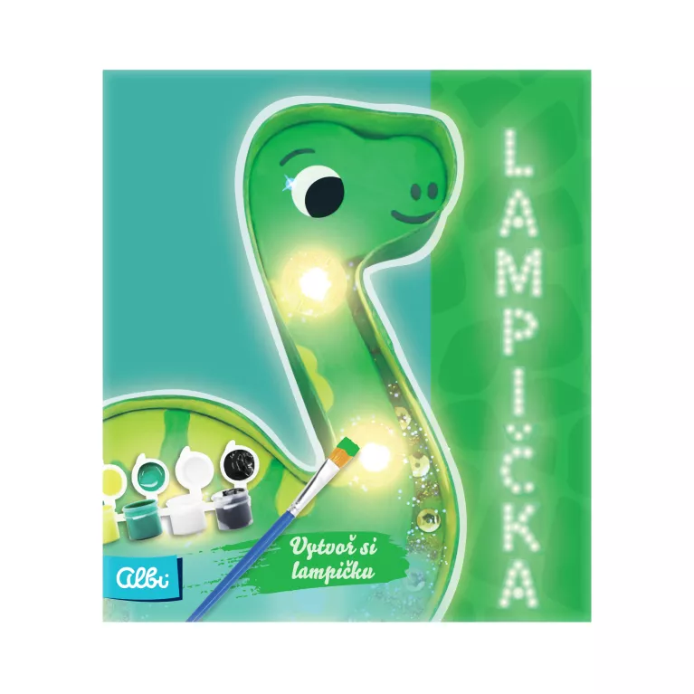 DIY Lampička - Dinosaurus