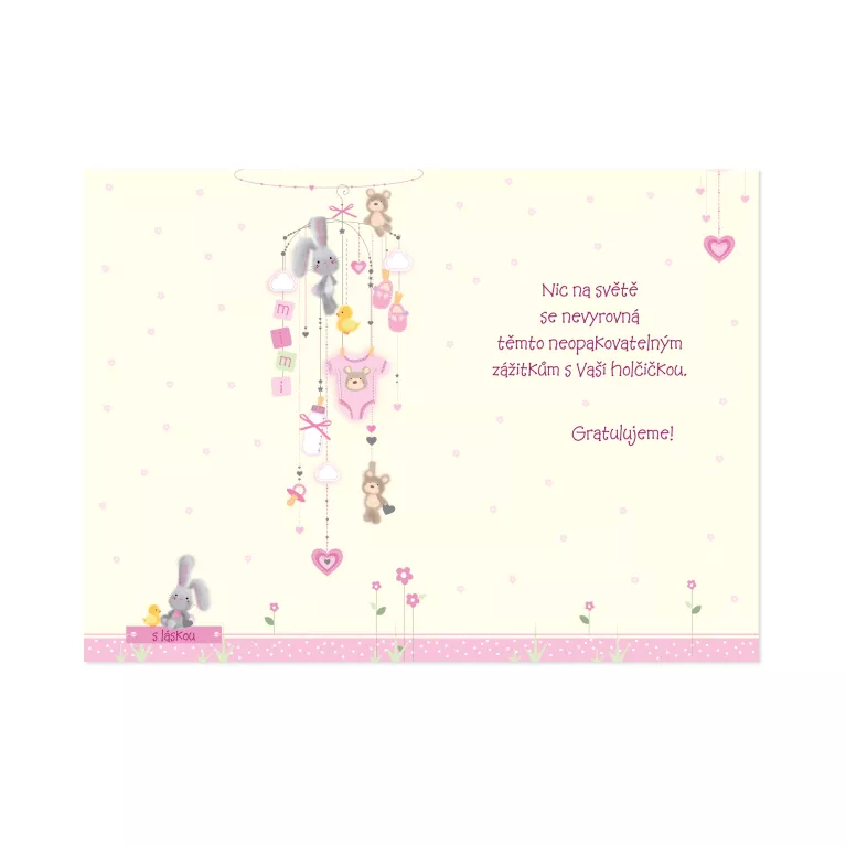 Přání k narození holčičky