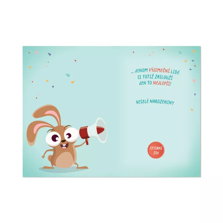 Přání k nahrání vzkazu - Narozeniny