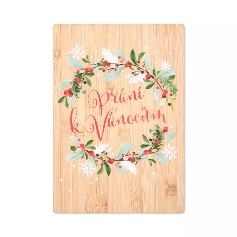 Vánoční bambusové přání - Věnec