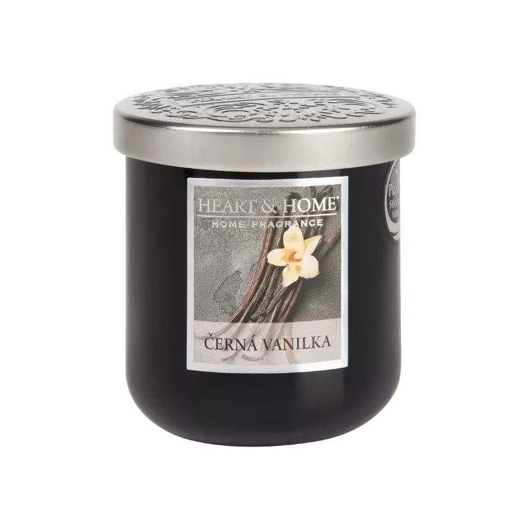 Střední svíčka - Černá vanilka