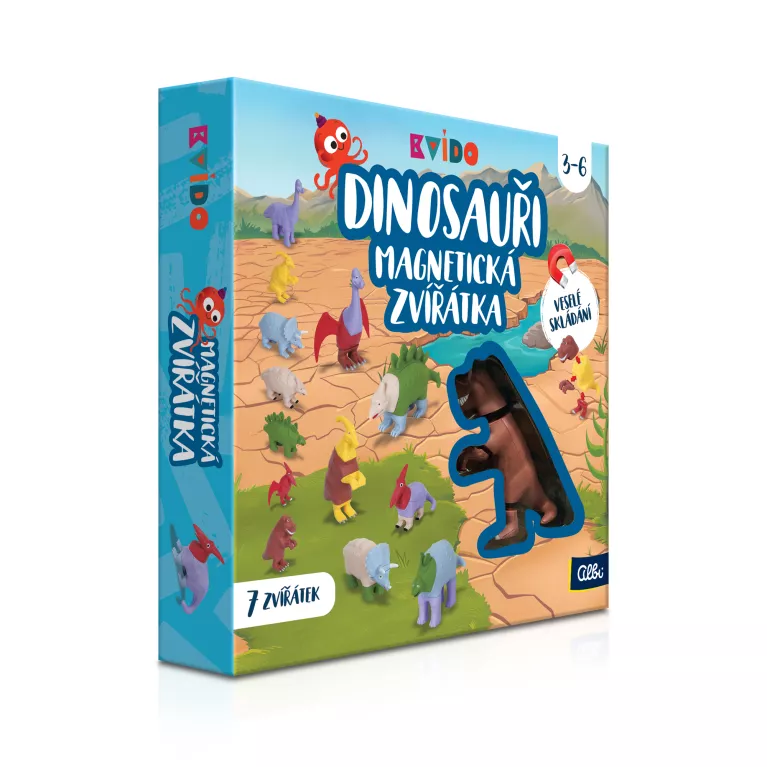 Magnetická zvířátka: Dinosauři - Kvído