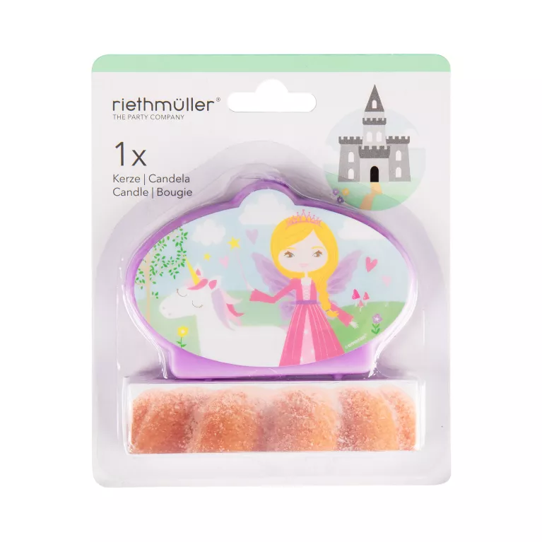 Svíčka dortová Princezna s jednorožcem