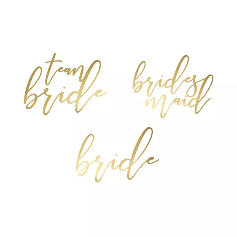 Tetování Rozlučka gold 15 ks