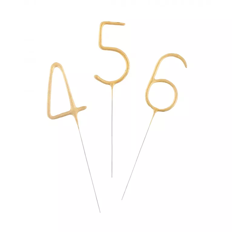 Prskavky zlaté čísla