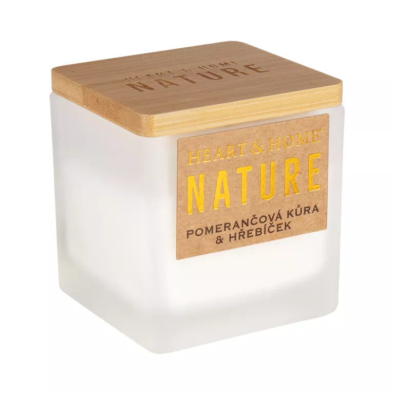 Malá svíčka - Pomerančová kůra a hřebíček