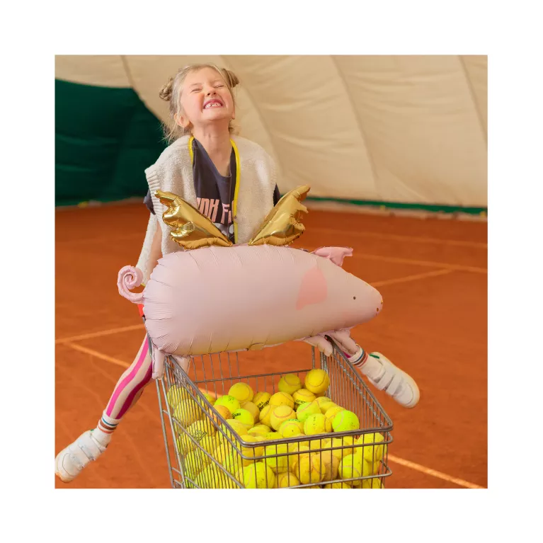 Balónek fóliový Létající prasátko