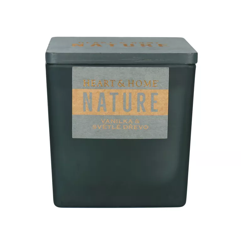 Velká svíčka - Vanilka a světlé dřevo