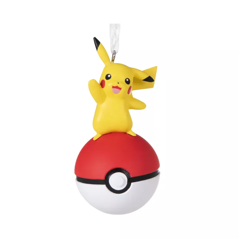 Vánoční ozdoba - Pikachu a Pokeball