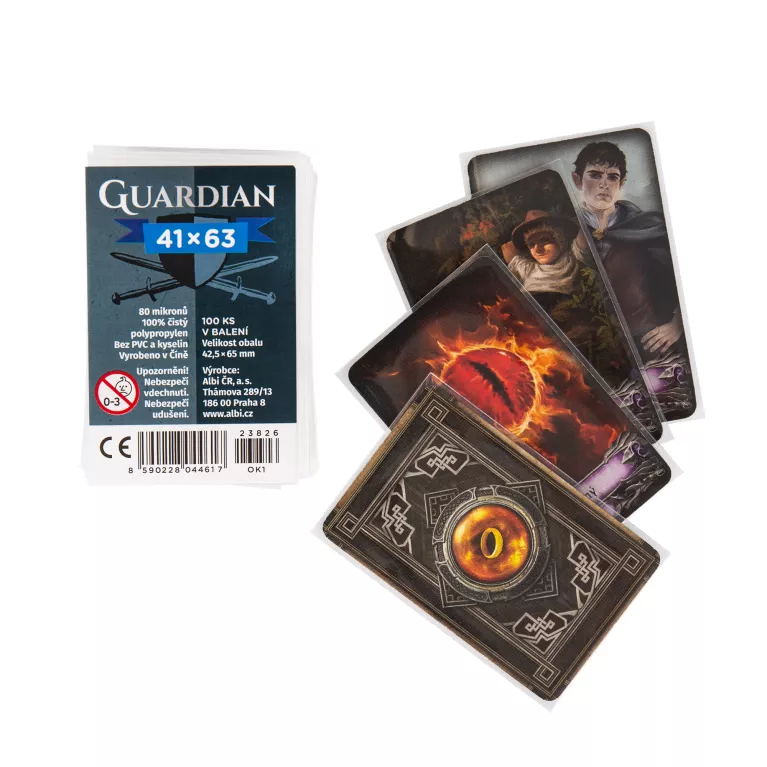 Obaly na karty Guardian pro karty 41 × 63 mm - 100 ks
