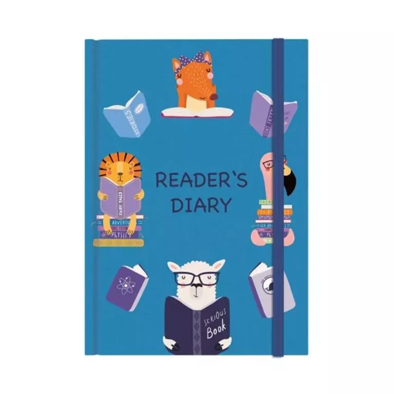 Čtenářský deník - modrý