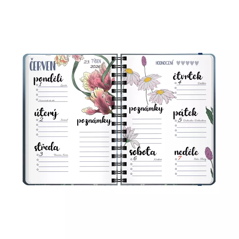 Studentský diář - Květiny