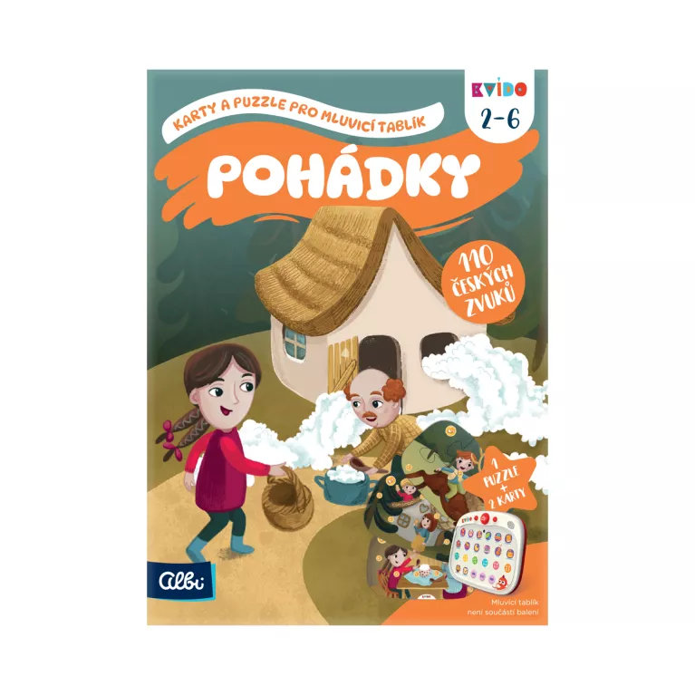 Karty a puzzle pro Mluvicí tablík - Pohádky: Kvído