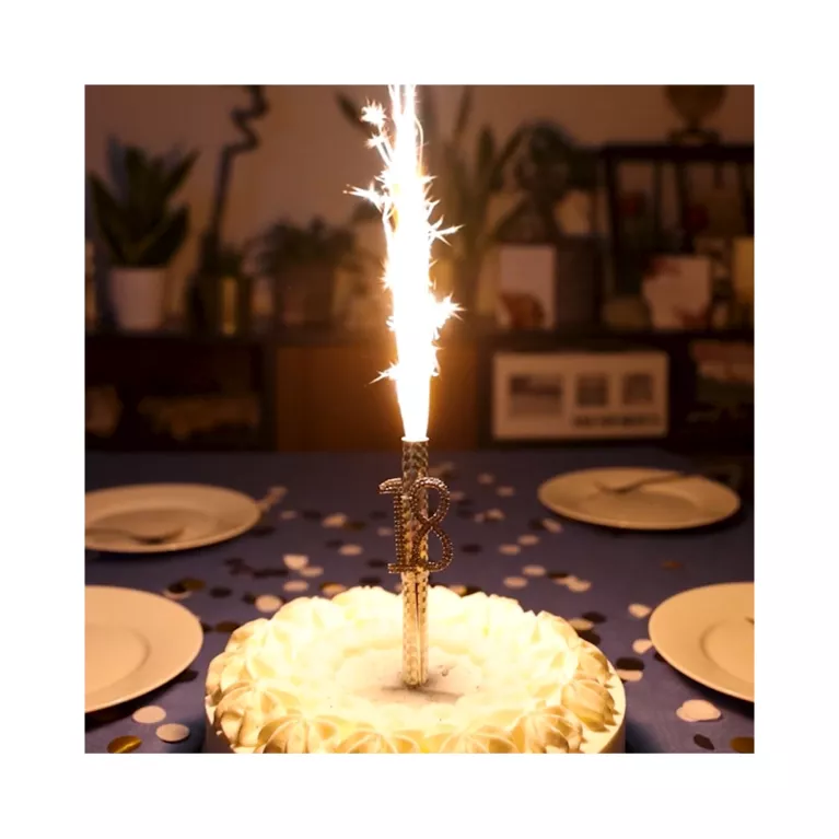 Fontána dortová Jubileum stříbrná číslo 18