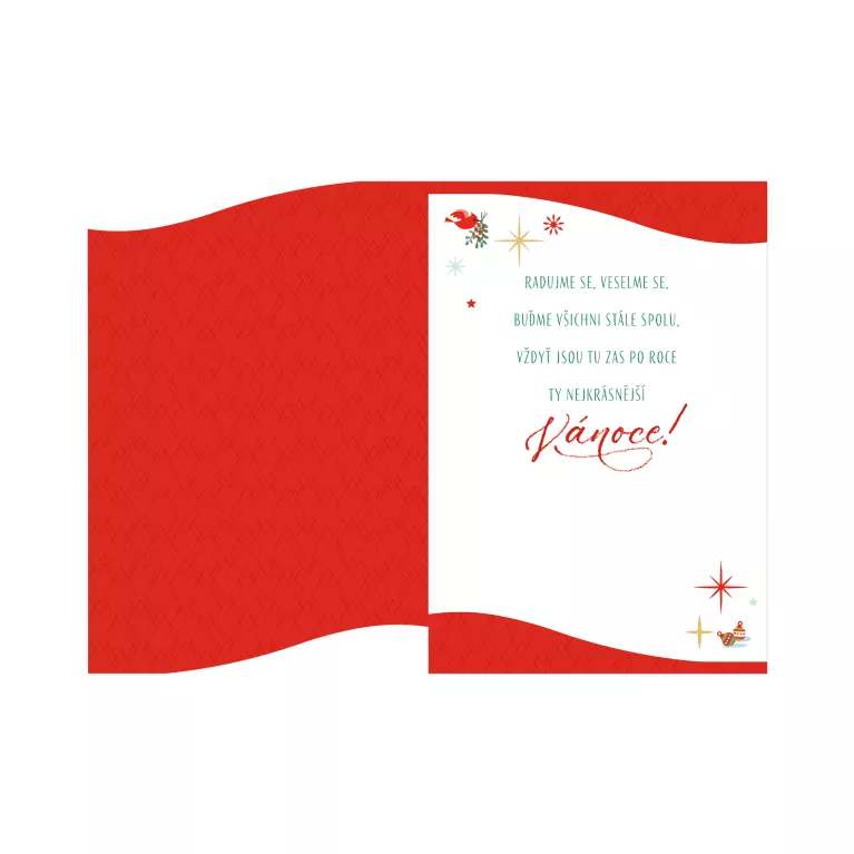 Vánoční přání - Sněhuláci